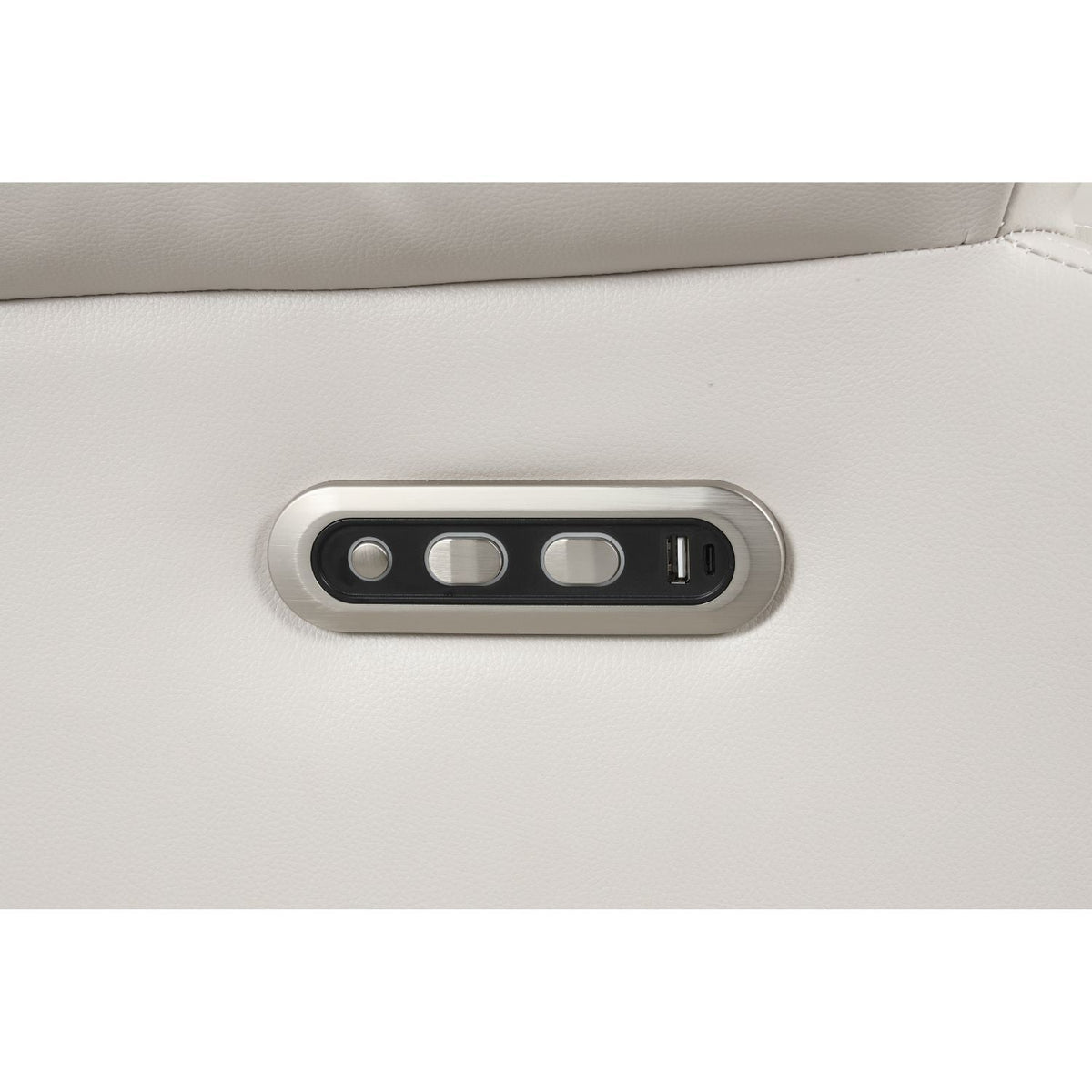 Lacrosse - Power Reclining Sectional Sofa & Bluetooth Speakers, LED Lights, Console Storage, Cup Holders And USB Charging - Beige