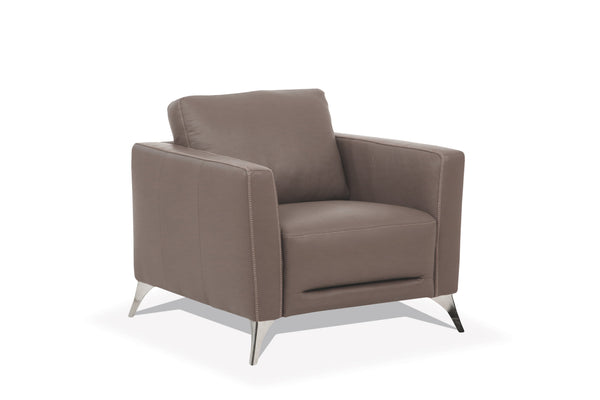 Malaga Leather Accent Chair – Italian-Crafted Luxury Seating