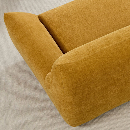 Modular Curved Sectional Sofa, 3-Piece Free-Form Configuration