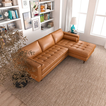 Anthony Mid-Century Corner Sectional Sofa