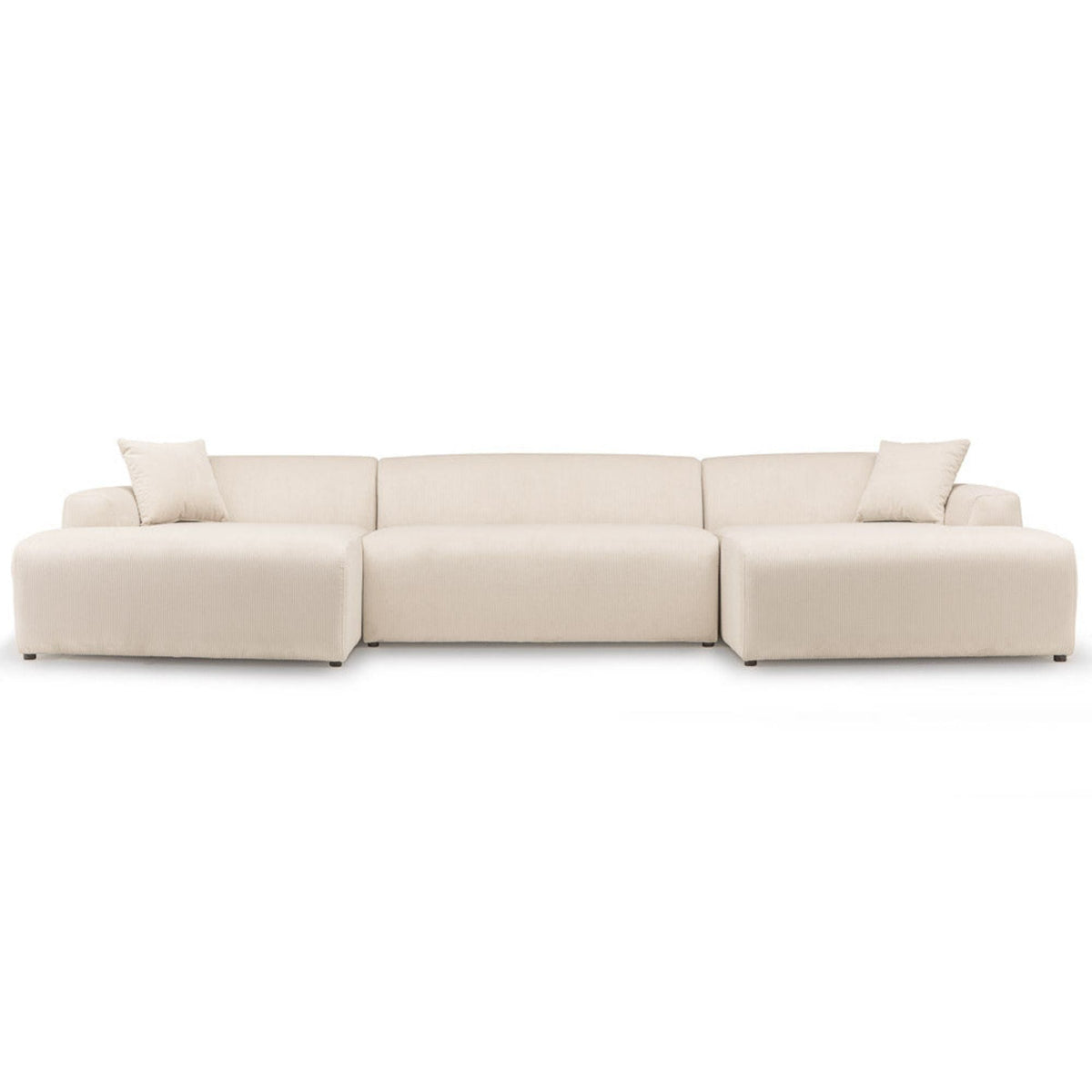 Mar Luxe Microfiber Sectional Sofa