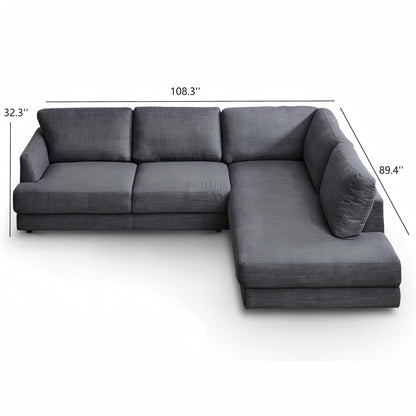 Glander Right-Facing 4-Seat Sectional Sofa