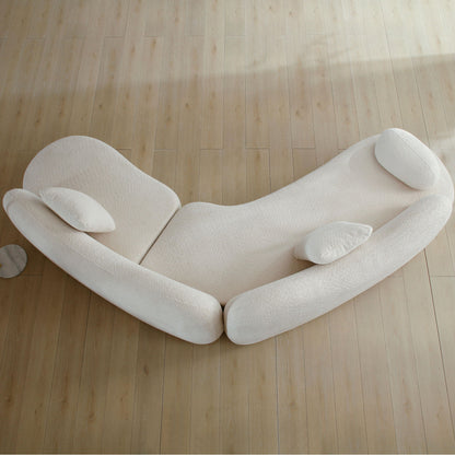 Modern Curved Modular 5 Seater Sofa