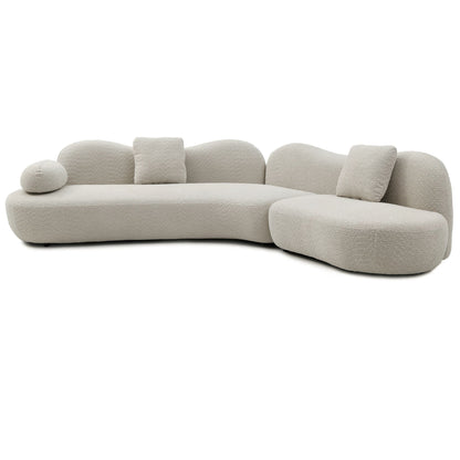 Modern Curved Modular 5 Seater Sofa