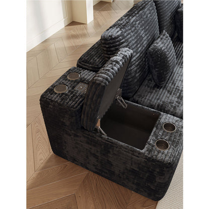 The Grand 150" Modular Sectional with Ottomans