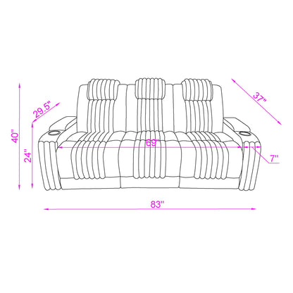 Duran - Power Reclining Set With Power Headrest