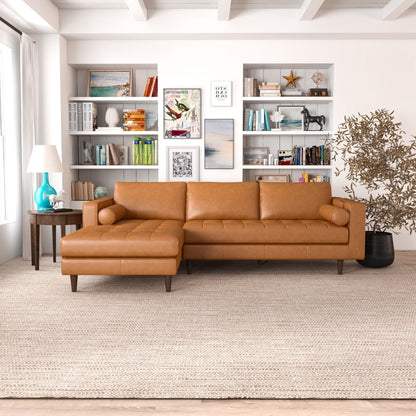 Anthony Mid-Century Corner Sectional Sofa