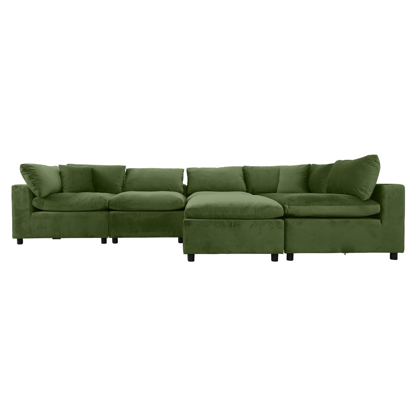 Hayward Olive Sectional Sofa