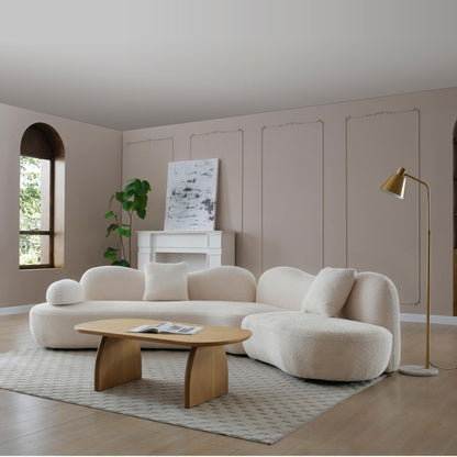 Modern Curved Modular 5 Seater Sofa