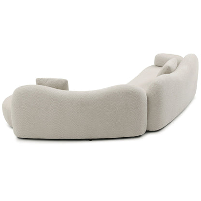 Modern Curved Modular 5 Seater Sofa