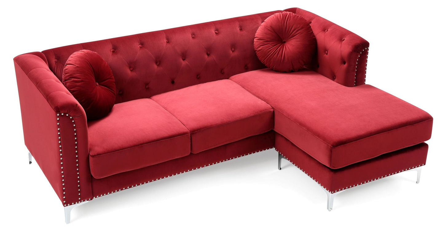 Soft y Micro Suede Sofa Chaise
