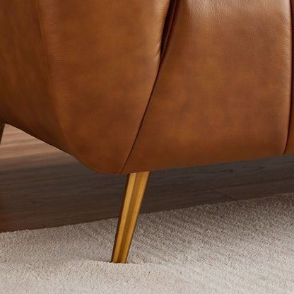 Ava - Sofa - Gold / Tan