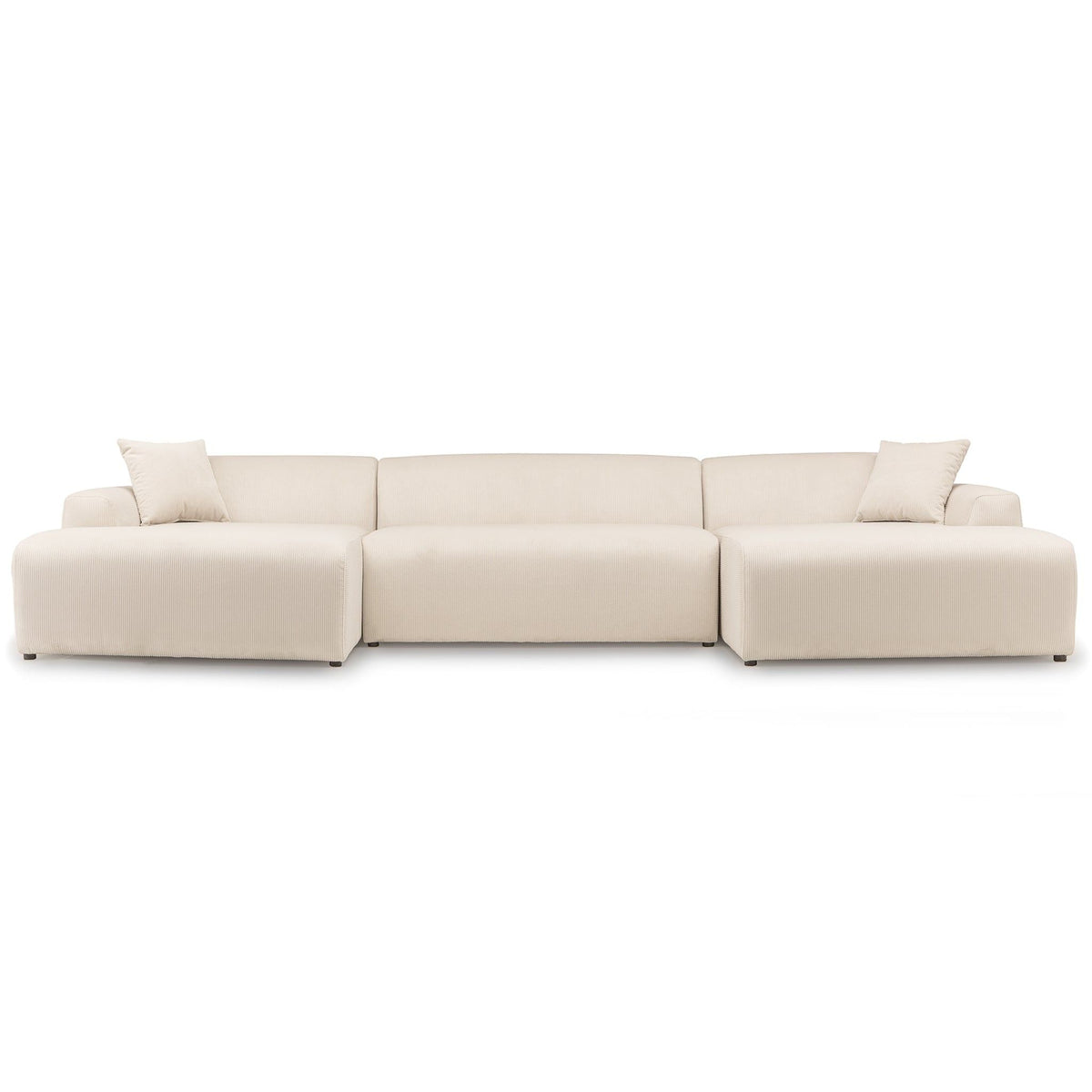 Mar Luxe Microfiber Sectional Sofa