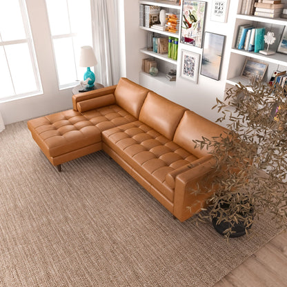 Anthony Mid-Century Corner Sectional Sofa