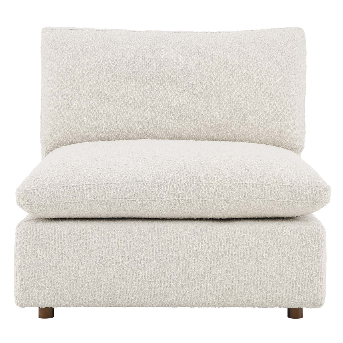 Commix Down Filled Overstuffed Boucle Fabric Armless Chair by Modway