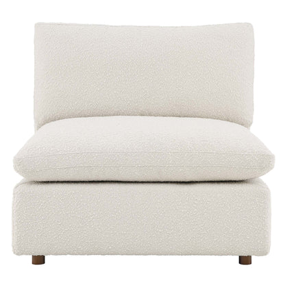 Commix Down Filled Overstuffed Boucle Fabric Armless Chair by Modway