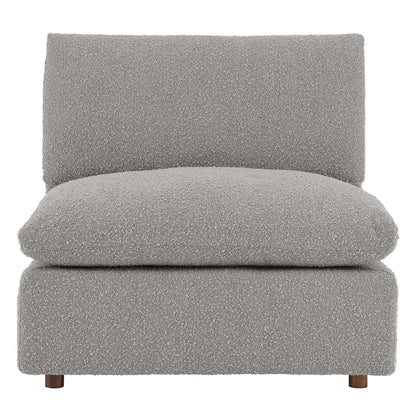 Commix Down Filled Overstuffed Boucle Fabric Armless Chair by Modway