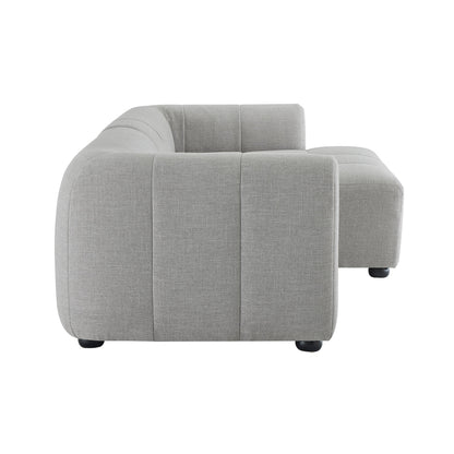 Liana Right-Facing Upholstered Fabric Modular Sofa with Chaise by Modway