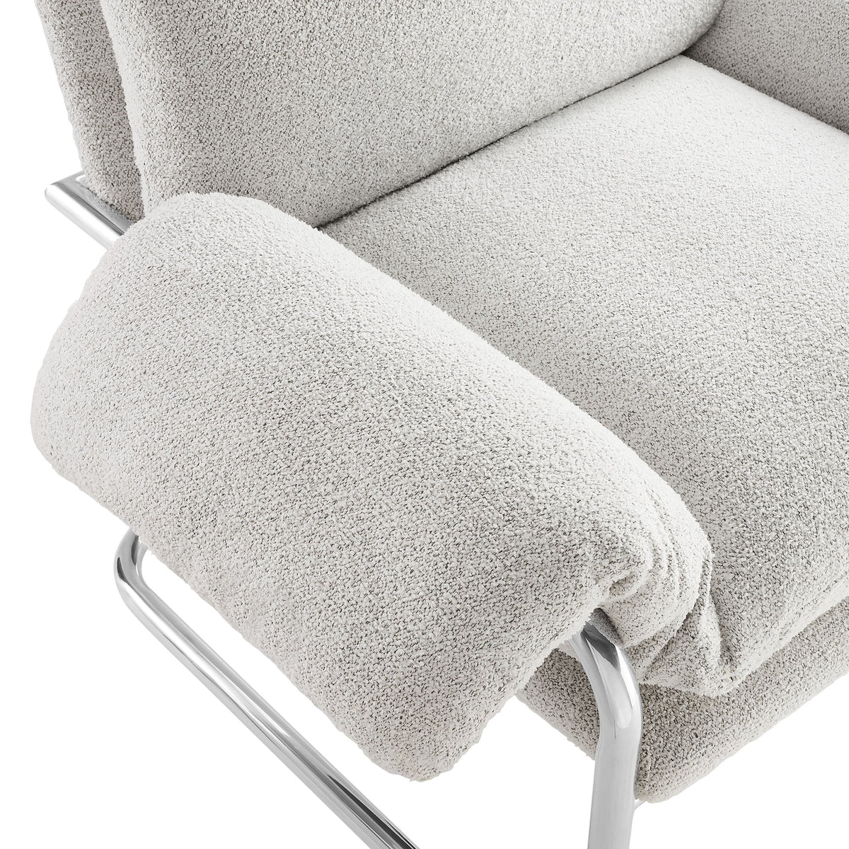 Ansel Boucle Fabric Accent Chair by Modway