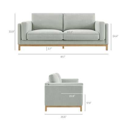 Roscoe 81 Inch Fabric Sofa by Modway