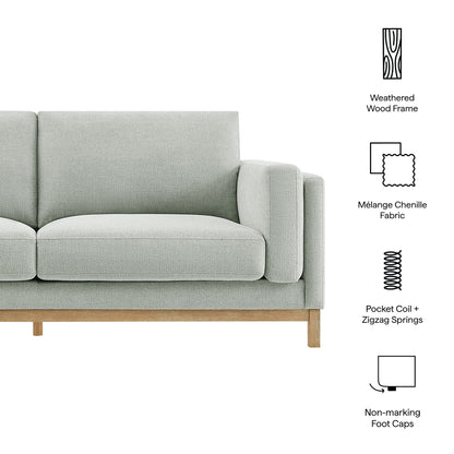 Roscoe 81 Inch Fabric Sofa by Modway