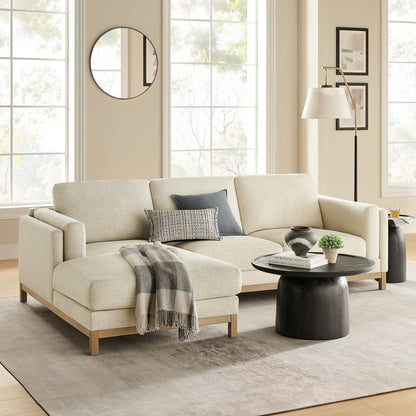 Roscoe Left-Facing Fabric Sectional Sofa with Chaise by Modway