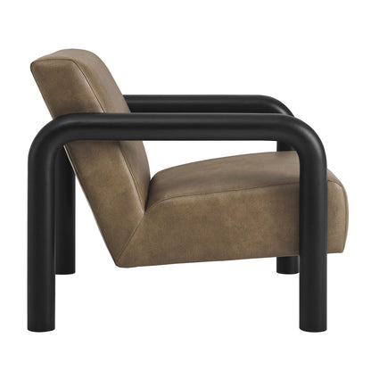 Sereno Vegan Leather Accent Chair by Modway