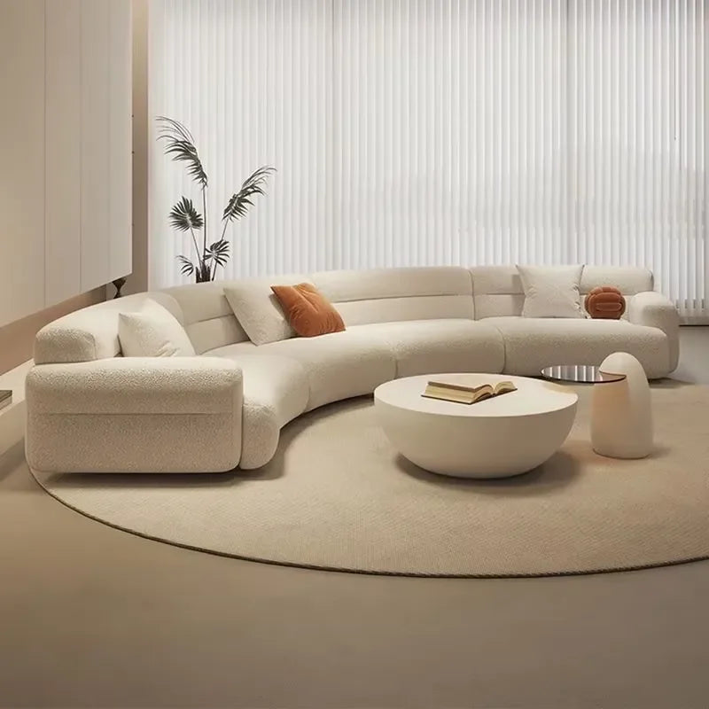 Nordic Velvet Sectional Sofa – Modern Luxury Seating for Large Living Rooms