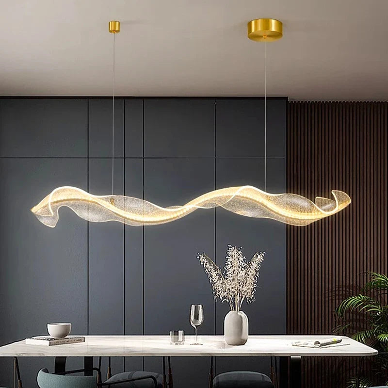 Modern LED Pendant Chandelier – Dimmable Multi-Head Hanging Light for Living & Dining Room