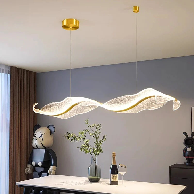 Modern LED Pendant Chandelier – Dimmable Multi-Head Hanging Light for Living & Dining Room