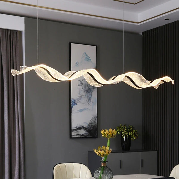 Modern LED Pendant Chandelier – Dimmable Multi-Head Hanging Light for Living & Dining Room