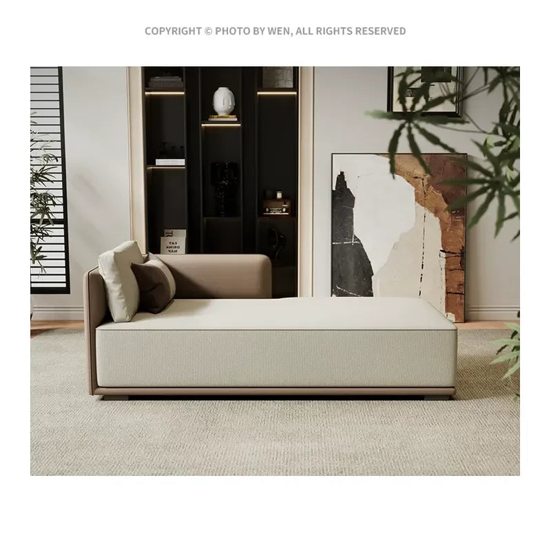 Modern Chaise Lounge Sofa – Minimalist Luxury Seating for Small Spaces