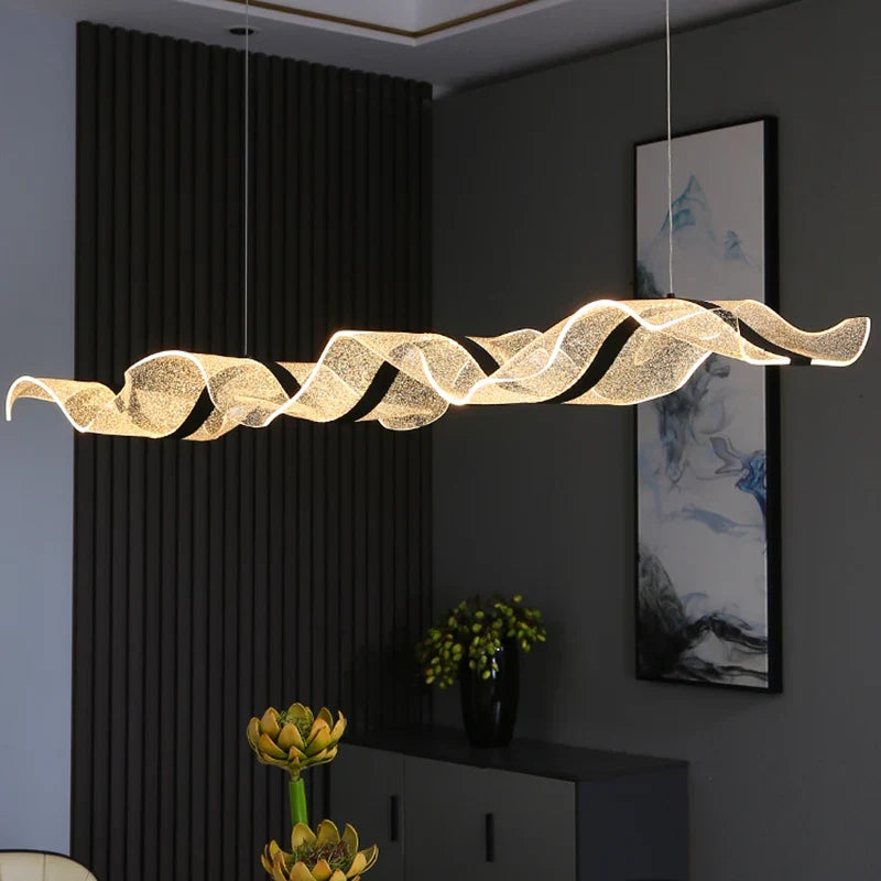 Modern LED Pendant Chandelier – Dimmable Multi-Head Hanging Light for Living & Dining Room