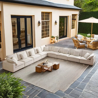 Cloud Couch Sectional Sofa – Modular L-Shape with Removable Covers