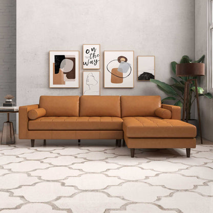 Anthony Mid-Century Corner Sectional Sofa