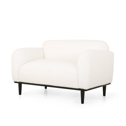 Bouclé Fabric Loveseat Sofa - 50 Inch