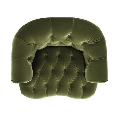 La Rosa - Victorian Tufted Upholstered Accent Chair