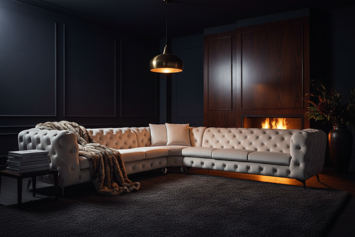 Atronia Sectional – Fireplace Vibe