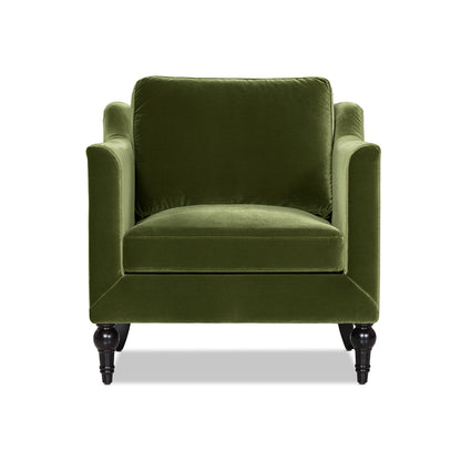 Josephine 33" Upholstered Accent Chair, Olive