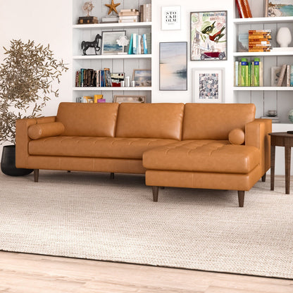 Anthony Mid-Century Corner Sectional Sofa