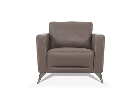 Malaga Leather Accent Chair – Italian-Crafted Luxury Seating