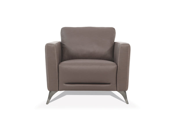 Malaga Leather Accent Chair – Italian-Crafted Luxury Seating
