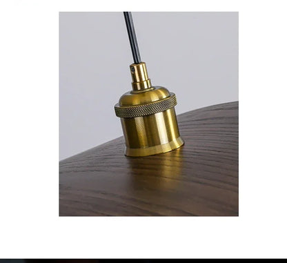 Chandelier - Modern Walnut Pendant