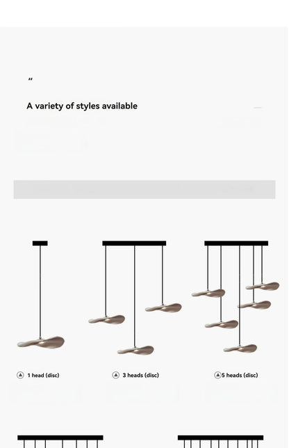 Chandelier - Multi-head Walnut