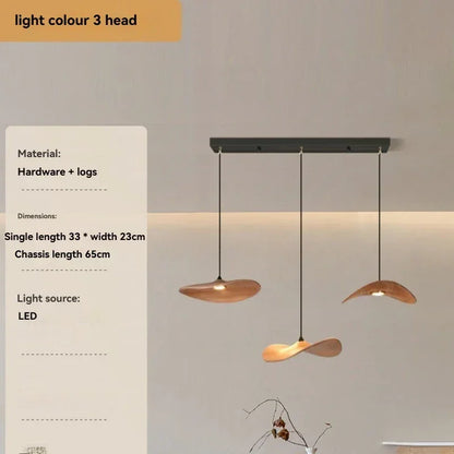 Chandelier - Multi-head Walnut