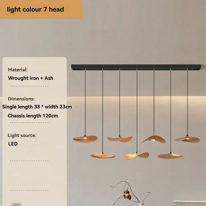 Chandelier - Multi-head Walnut