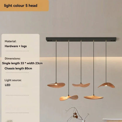 Chandelier - Multi-head Walnut