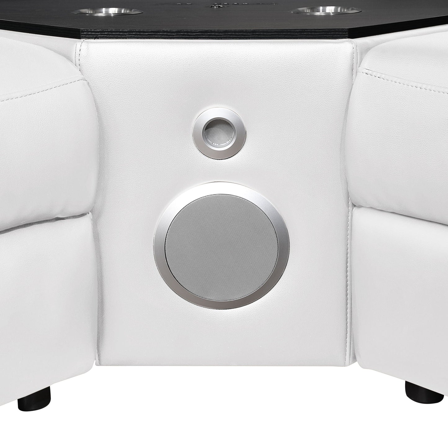 Nova - Sectional With Bluetooth Speaker, LED And Lifting Wine Cabinet