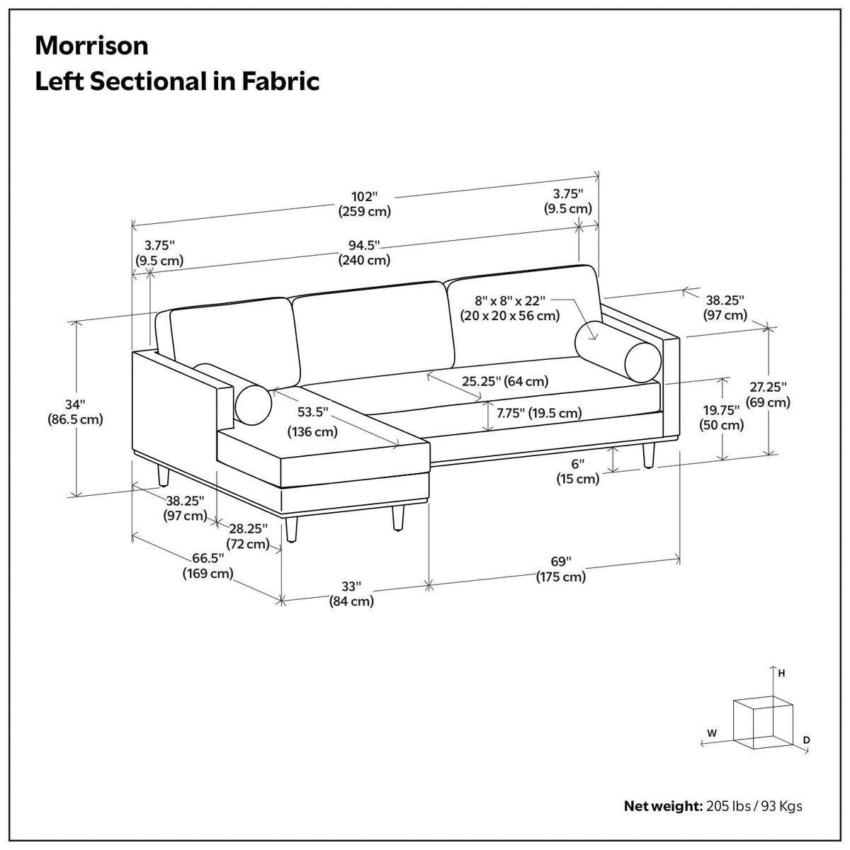 Morrison - Upholstered Sectional Sofa