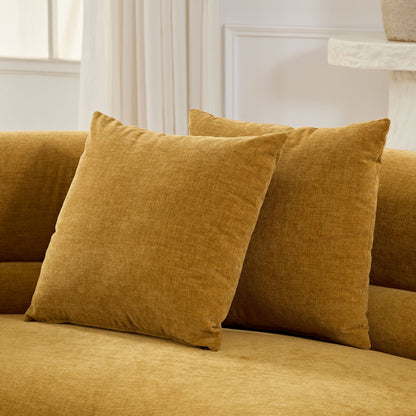 Modular Curved Sectional Sofa, 3-Piece Free-Form Configuration